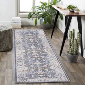 PAYAS  2X8 Blue  Traditional Runner Rug